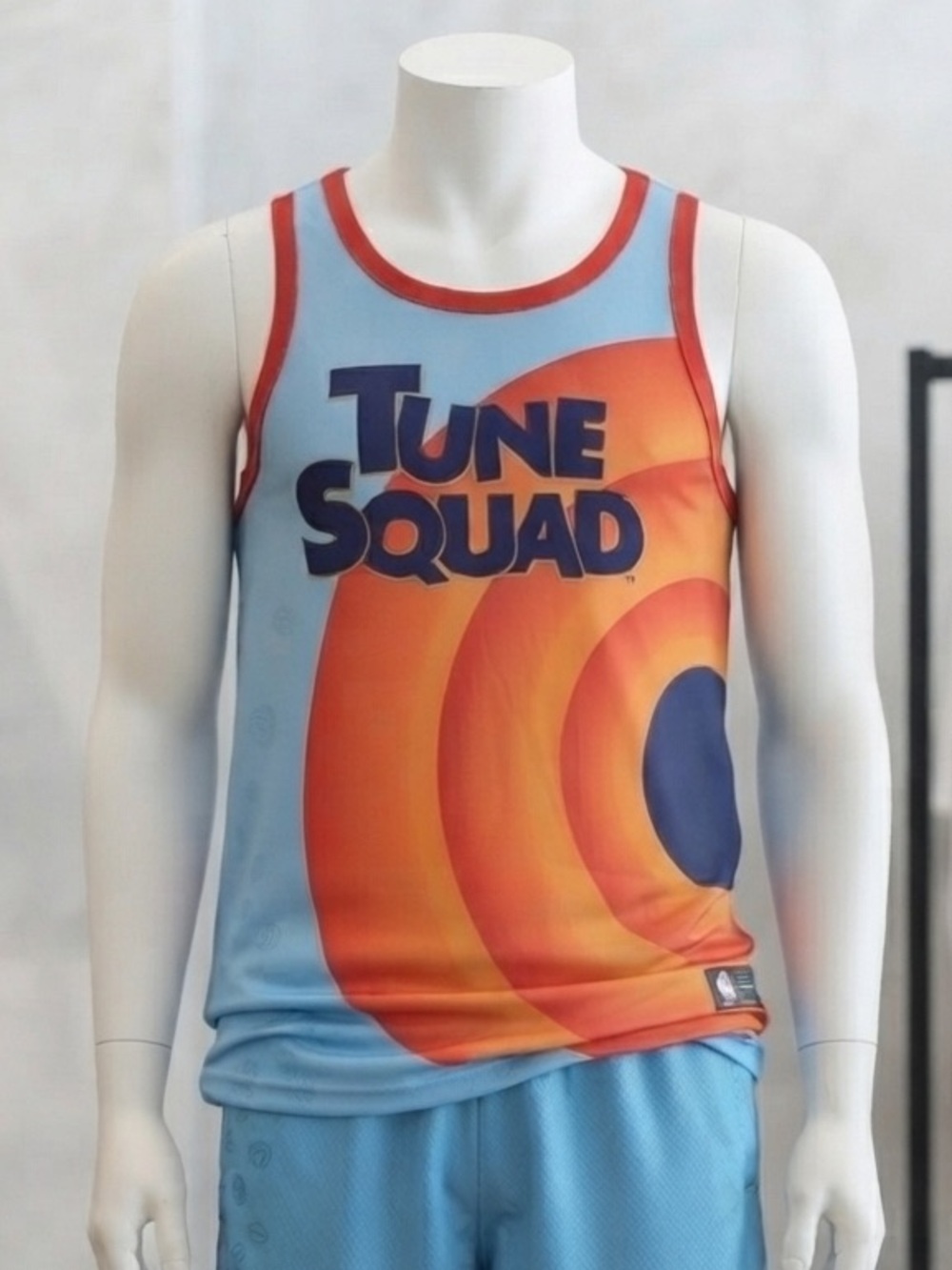 Youth Tune Squad Retro Graphic Tank Top - Blue & Orange
